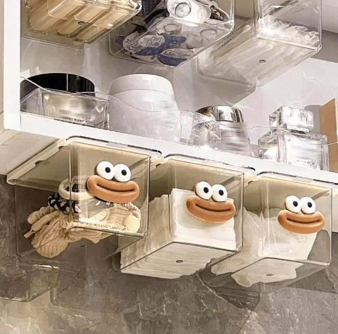 BRENVO MiniNest | Cute Mini Drawer Organizer for Bathroom, Vanity & Desk
