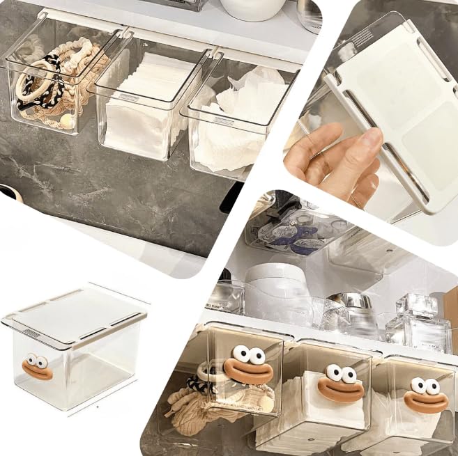 BRENVO MiniNest | Cute Mini Drawer Organizer for Bathroom, Vanity & Desk