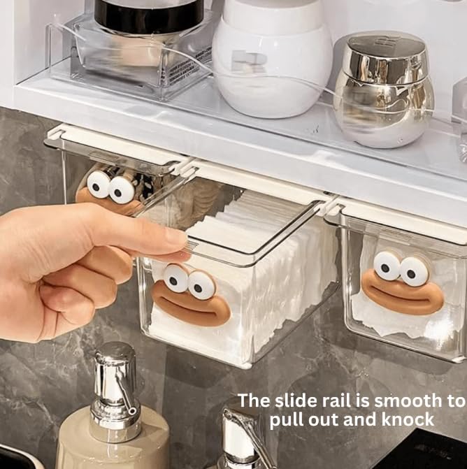 BRENVO MiniNest | Cute Mini Drawer Organizer for Bathroom, Vanity & Desk