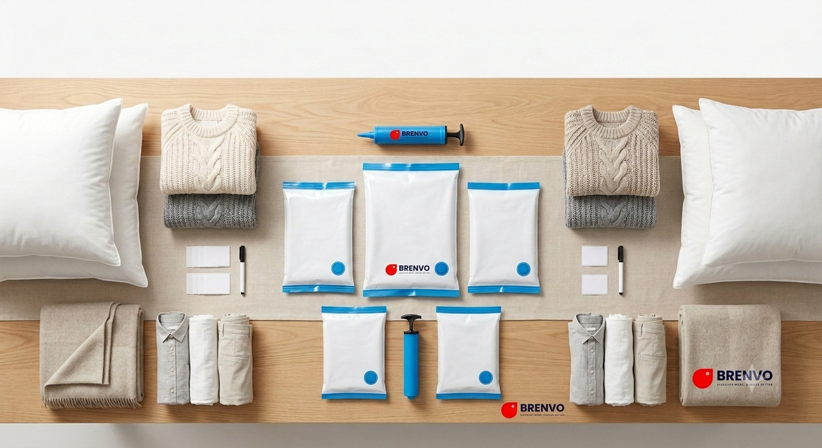 BRENVO SpaceVault™ Compression Kit | Premium 5-Piece Storage Set