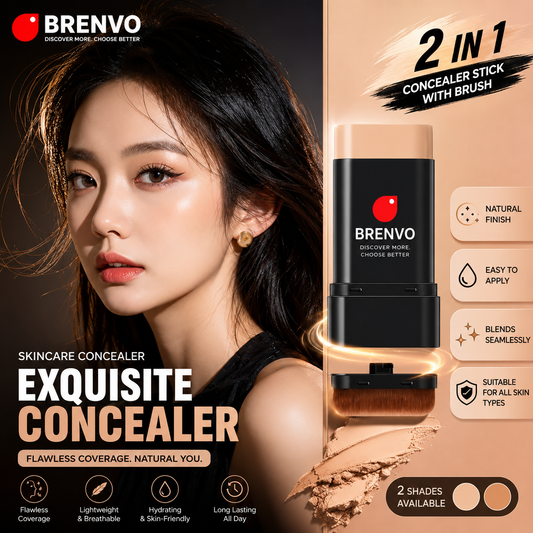 BRENVO Korean GlowStick™ 2-in-1 Glass Skin Foundation