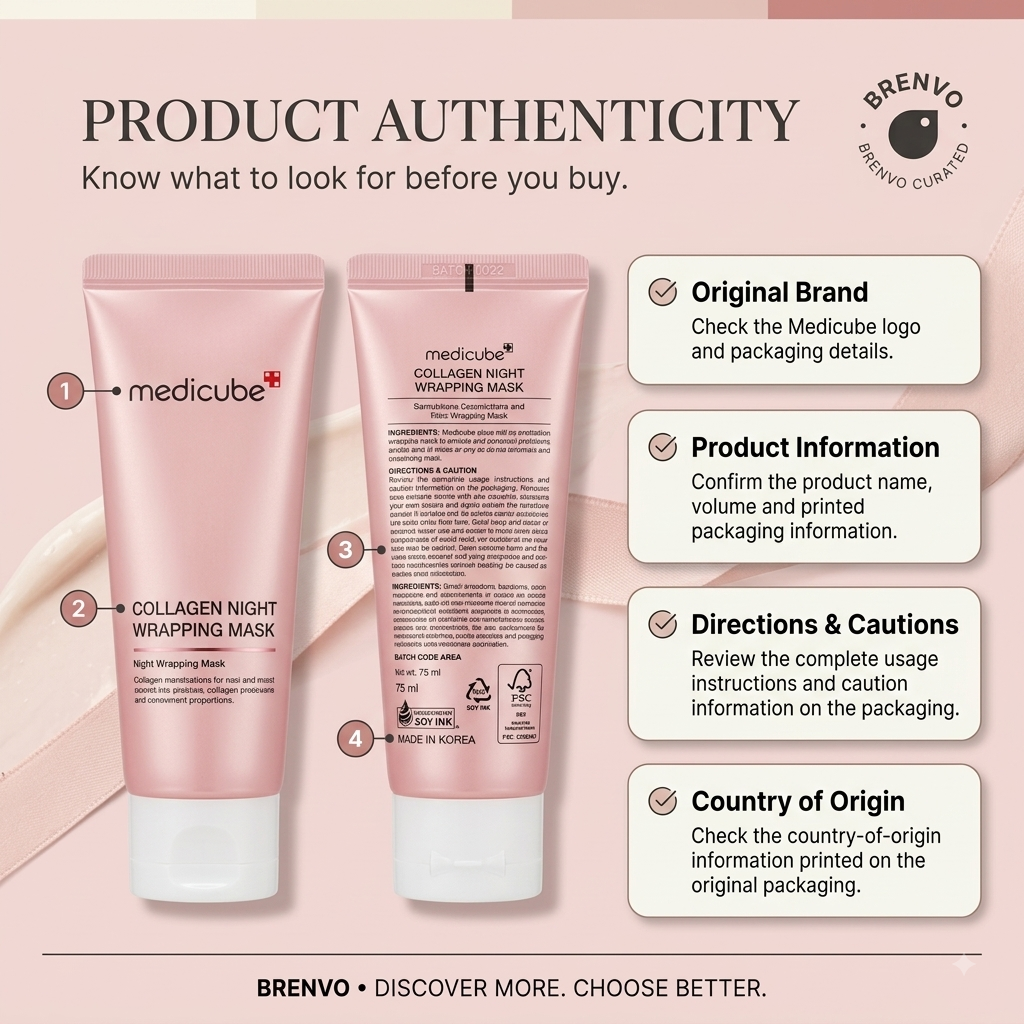 MEDICUBE Collagen Night Wrapping Mask | Overnight Glass Glow Peel-Off Mask (1 Pack)