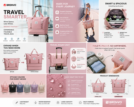 BRENVO™ TransitX | One Bag. Endless Adventures.