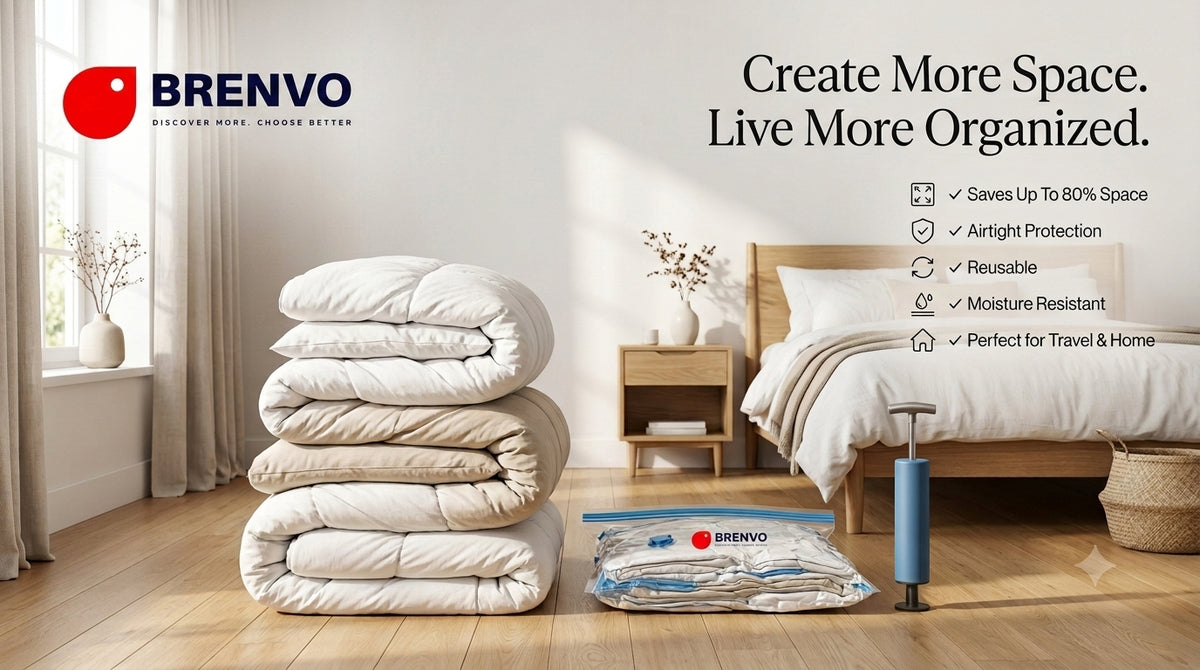BRENVO SpaceVault™ Compression Kit | Premium 5-Piece Storage Set