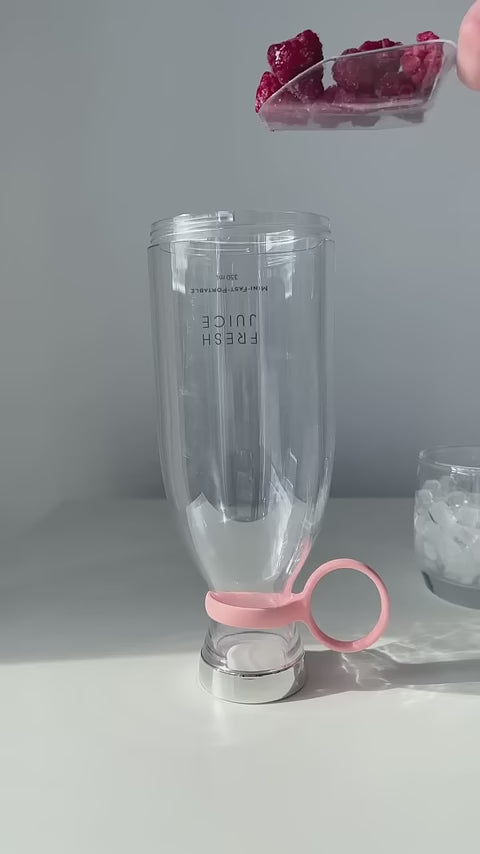 BRENVO® BlendGo Portable Mini Blender Bottle | USB Rechargeable Personal Juicer